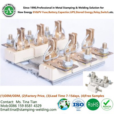 Bıçak Tipi Sigorta Bağlantısı İçin Bakır Tutucu