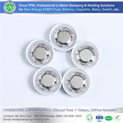 Yuvarlak Lityum Pil Çelik Kapak Plakası