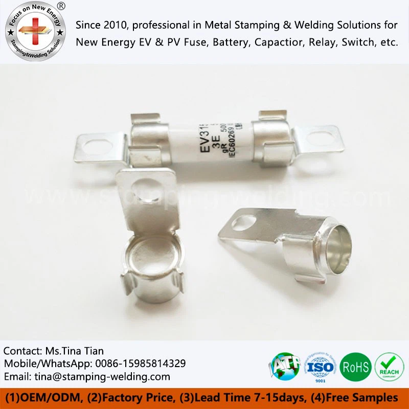 Cap and Contact for EV Charging Fuse