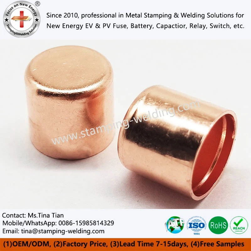 copper outer end cap