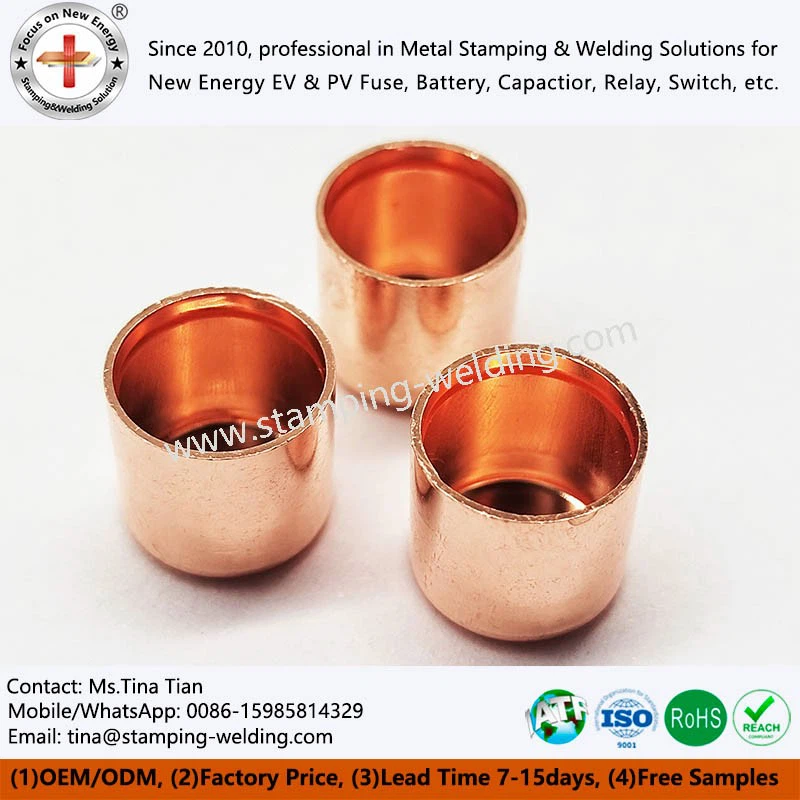 copper exterior cap