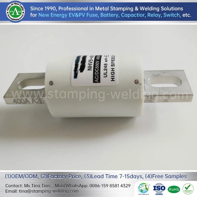 Copper Knife Contact For EV Fuse