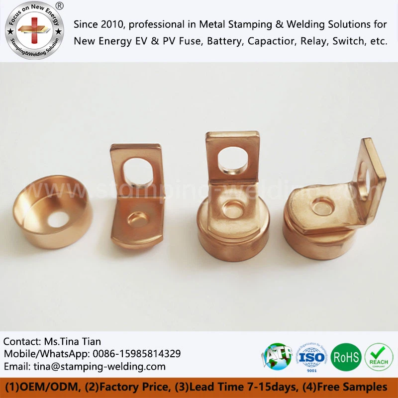 Copper Cap and Fuse Contact Copper Cap and Fuse Contact