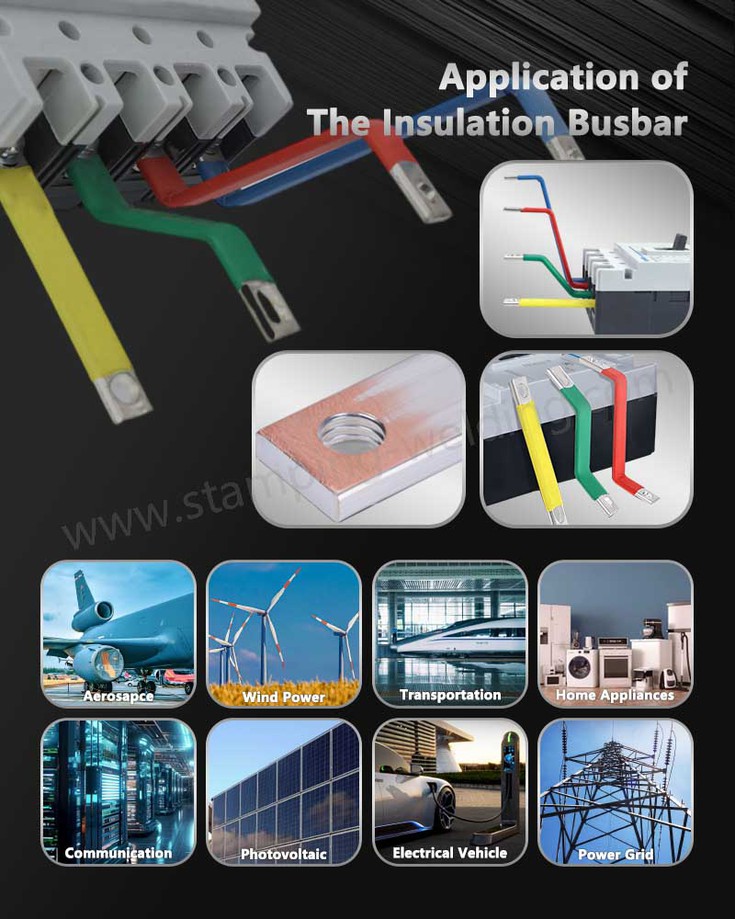 Application of Dip Insulated Copper Bus Bars Application of Dip Insulated Copper Bus Bars