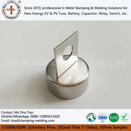 Copper Cap Contact for High Voltage EV Fuse Copper Cap Contact for High Voltage EV Fuse