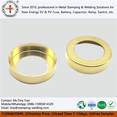 Pirinç sıkıştırma kapağı